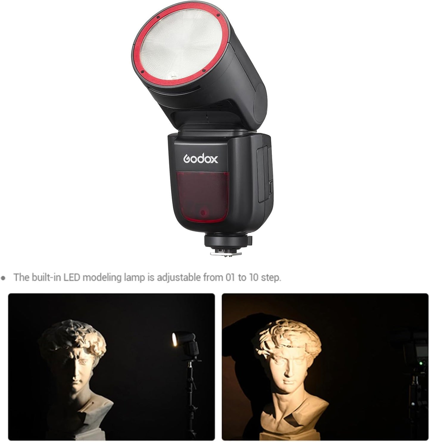 Godox V1C 76Ws TTL Round Head Flash for Canon