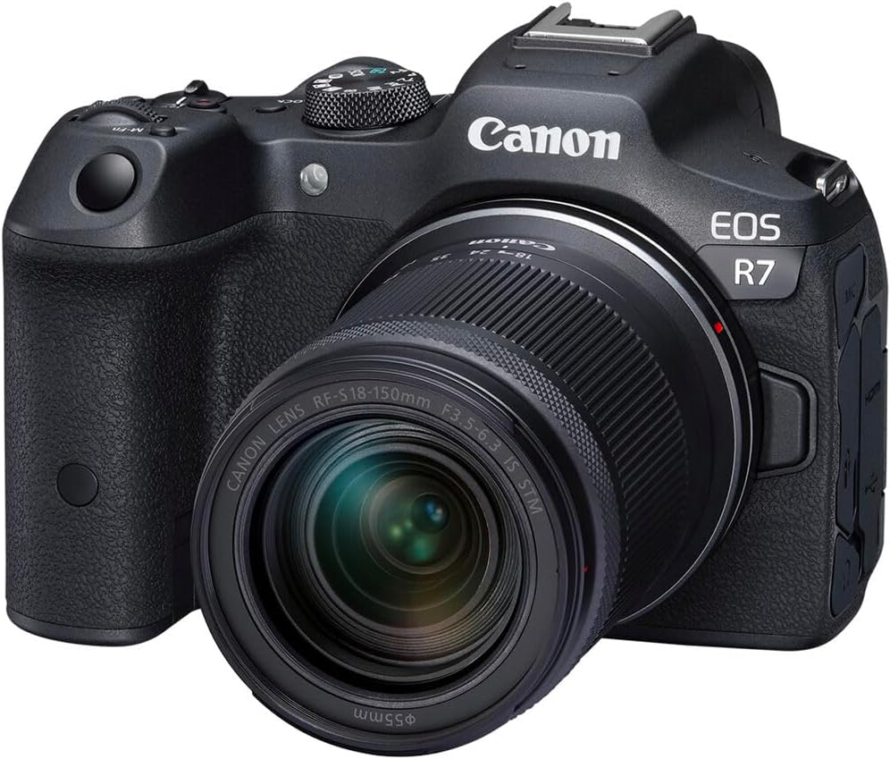 Canon 5137C009 EOS R7 Mirrorless Camera 18-150mm Lens Kit