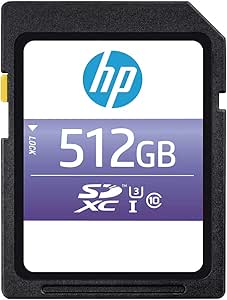 HP P-SD512U395HPSX-GE 512GB SDXC U3 Memory Card