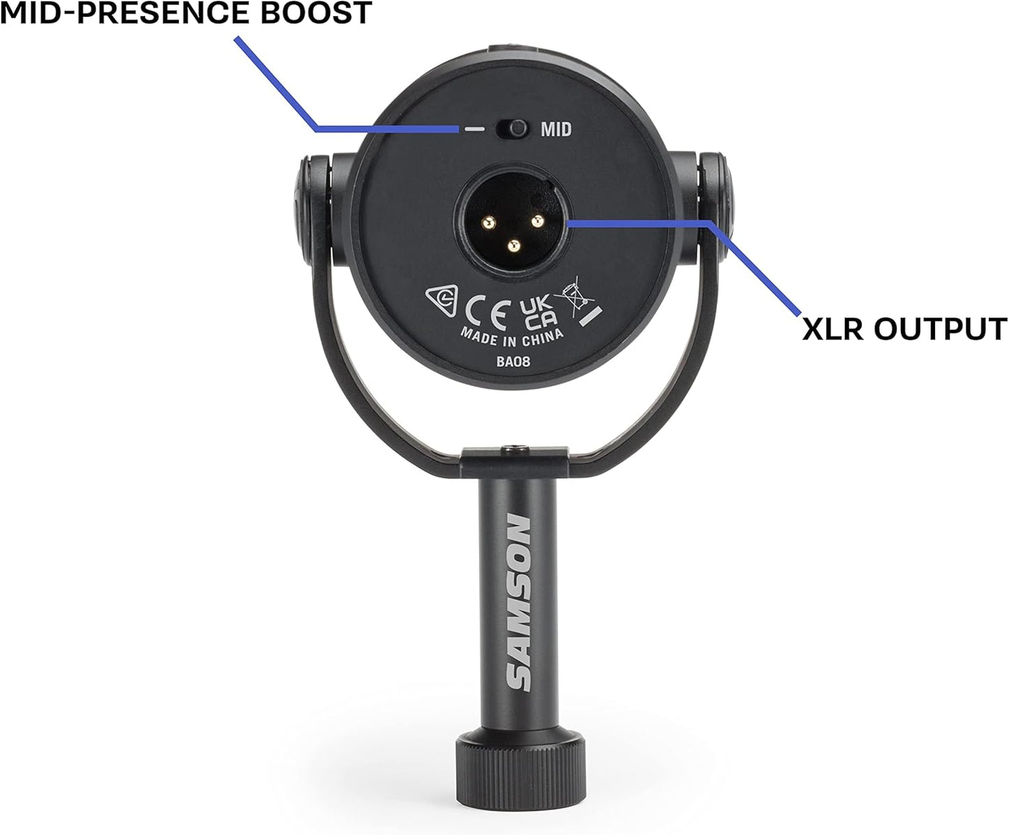 Samson Q9X Dynamic Microphone Broadcast Recording
