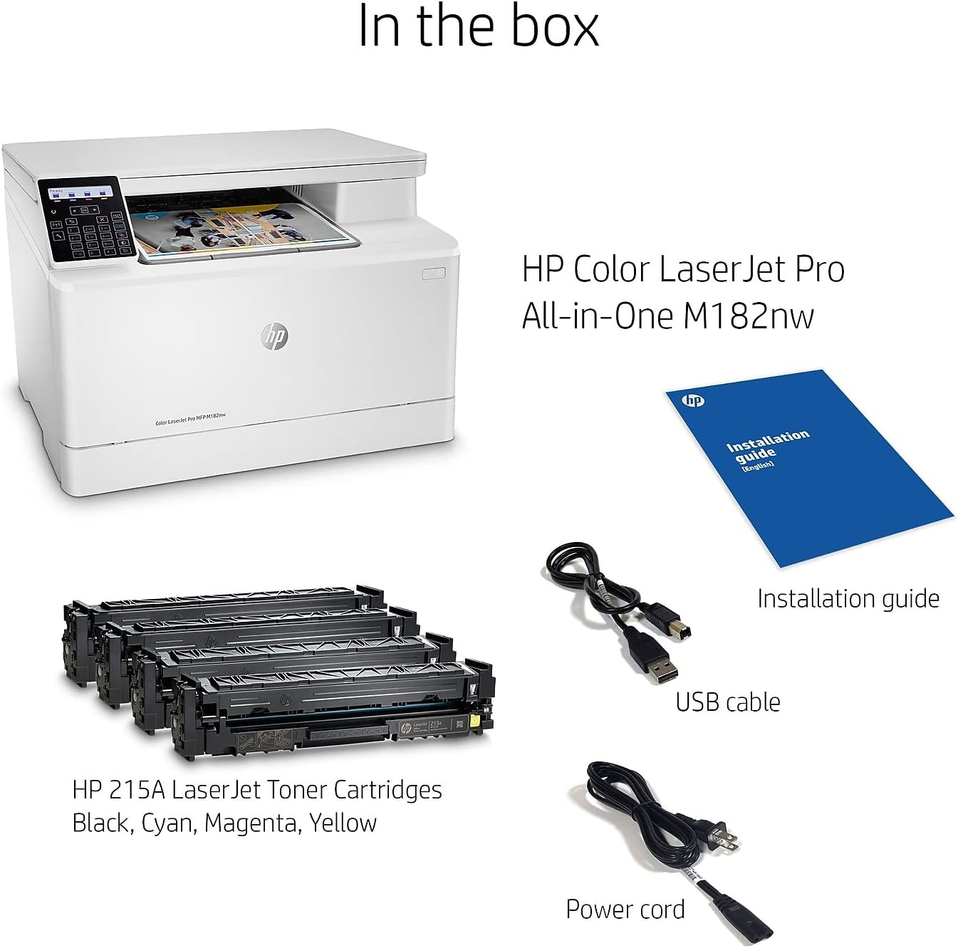 HP 7KW55A#BGJ Color LaserJet Pro Wireless Printer