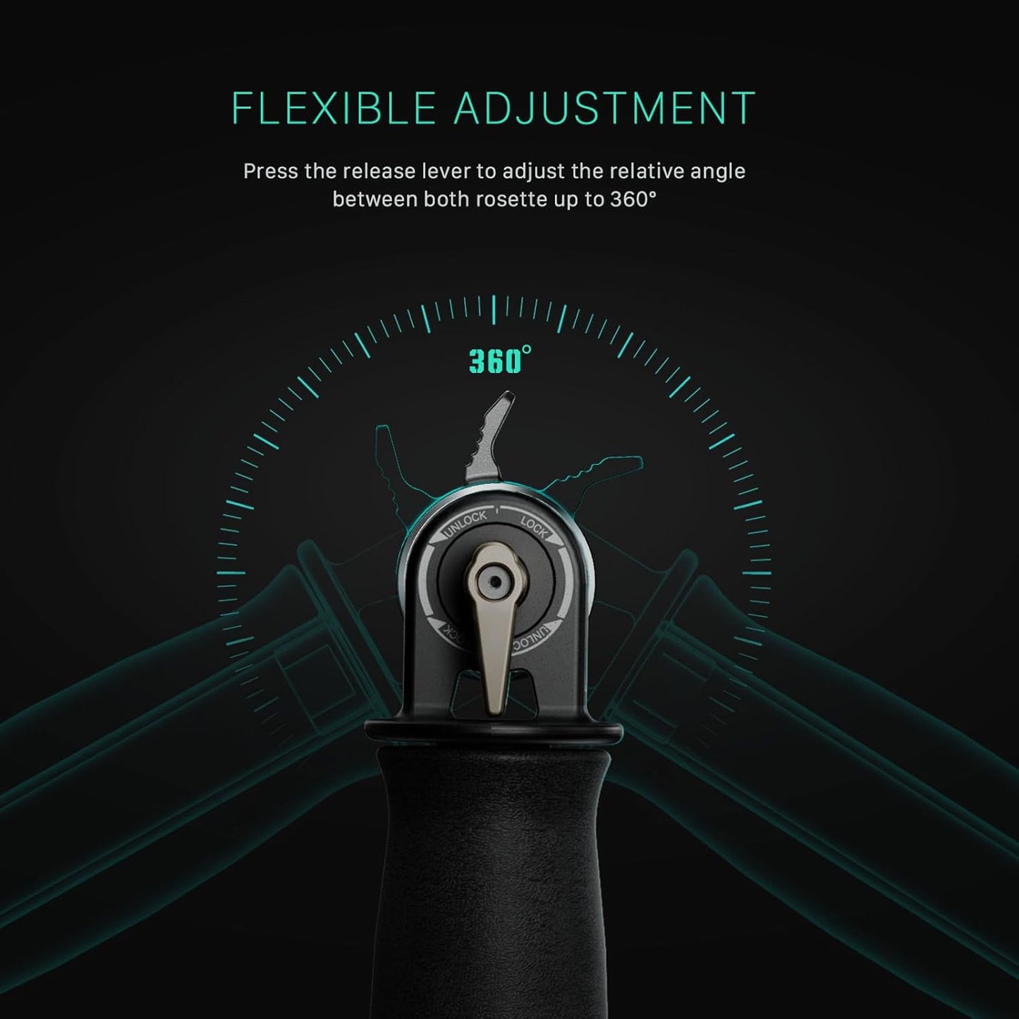 Tilta TA-ARA-P-B Quick Adjust Rosette Adapter Pair - Black