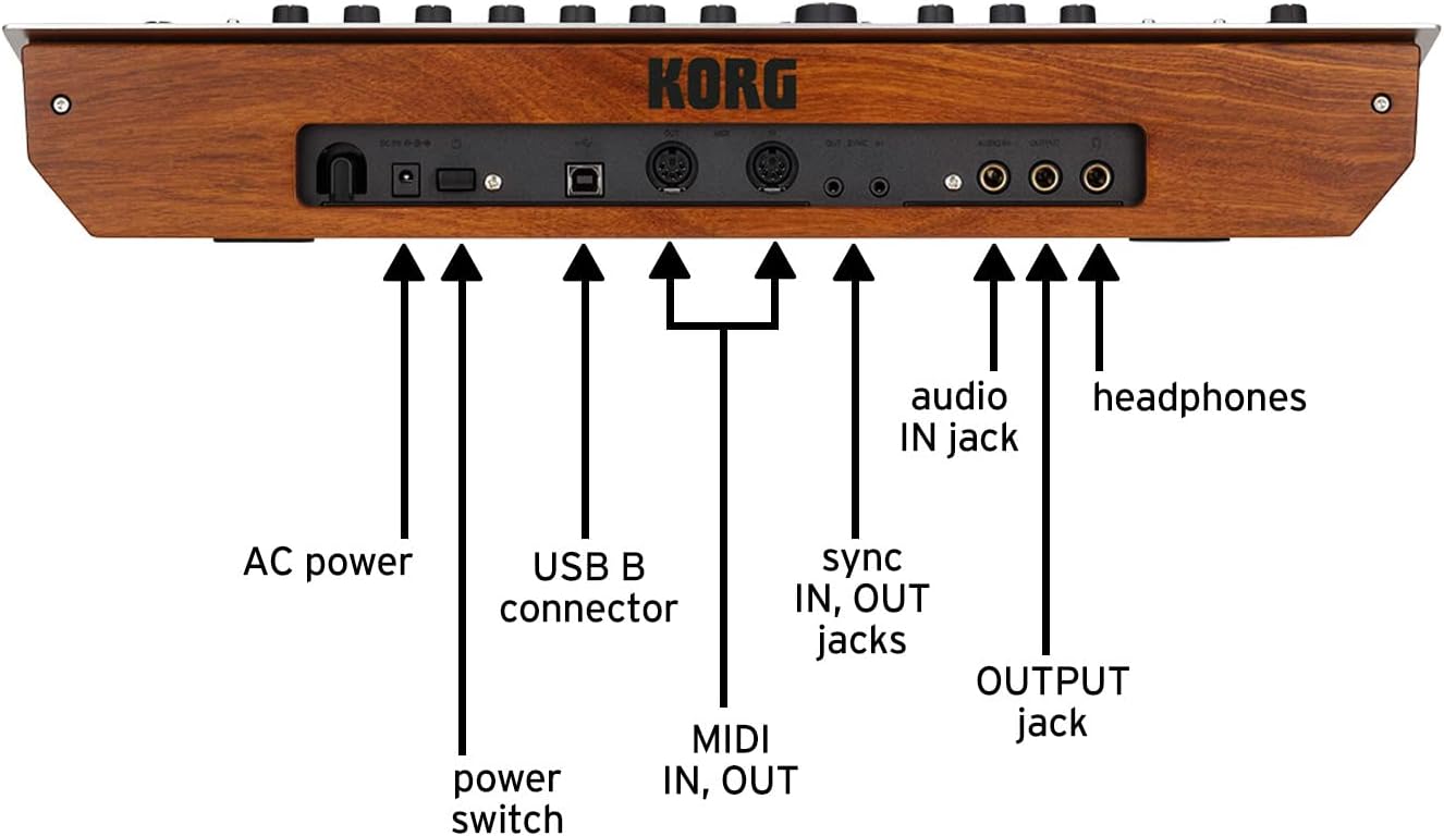Korg MINILOGUE 4-Voice Analog Synth with Presets