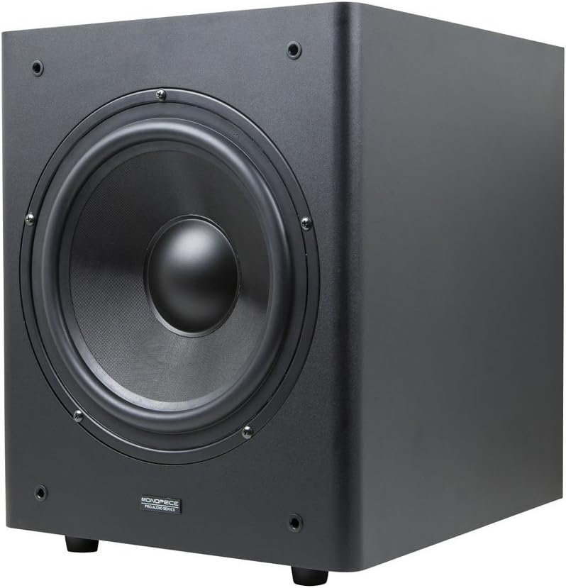 Monoprice Stage Right 10-Inch Powered Subwoofer Renewed