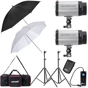 Neewer 90086266 500W Photo Studio Strobe Kit — main product image