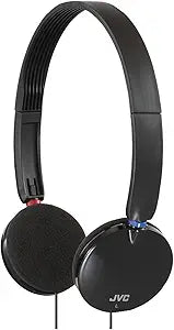 JVC HAS140B Lightweight On-Ear Headphones - Black