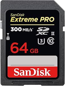 SanDisk SDSDXPK-064G-ANCIN 64GB Extreme Pro SDXC UHS-II Card
