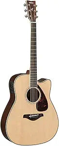 Yamaha FGX830C Acoustic-Electric Cutaway Guitar Natural — main product image
