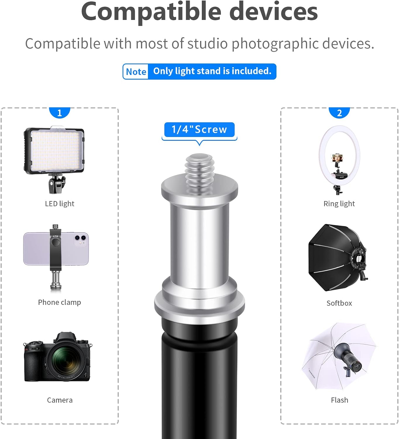 Neewer 10000117@@4 75" Photography Light Stand