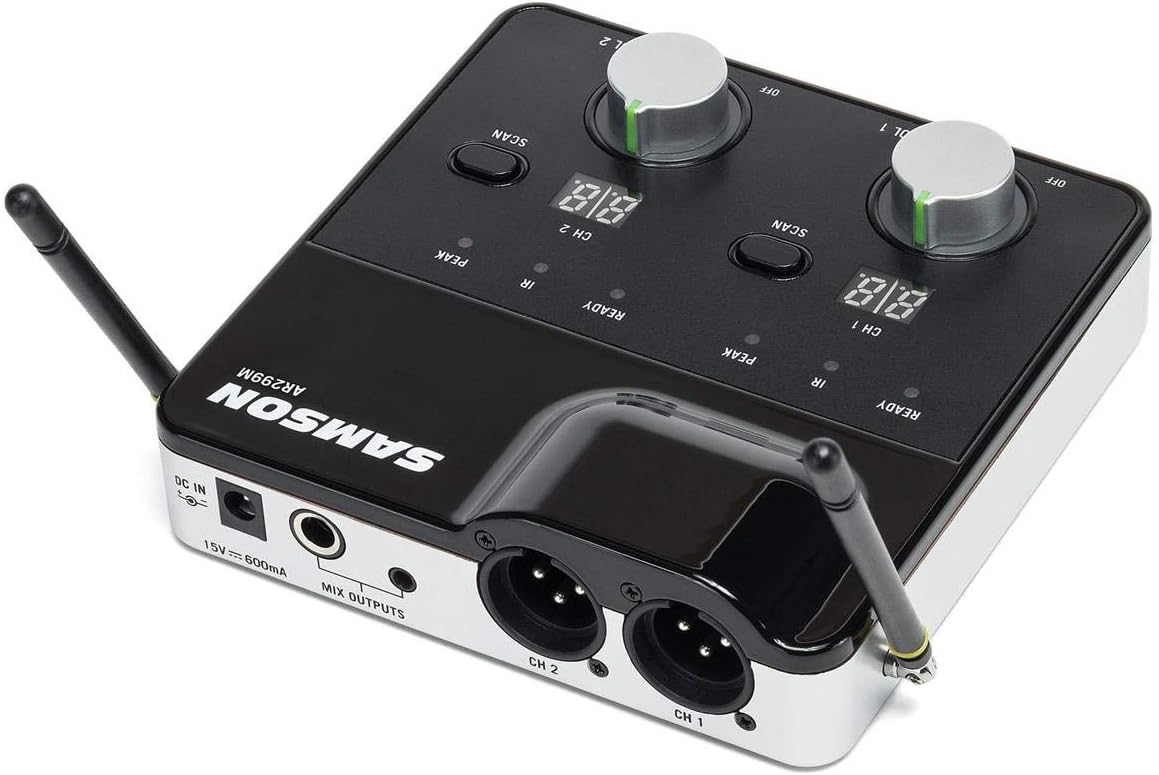 Samson SWC288MHQ8-D Dual Wireless Handheld Microphone System