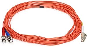 Monoprice 102624 - Fiber Optic Cable - LC/ST, OM1, Multi Mode - 5 Meter