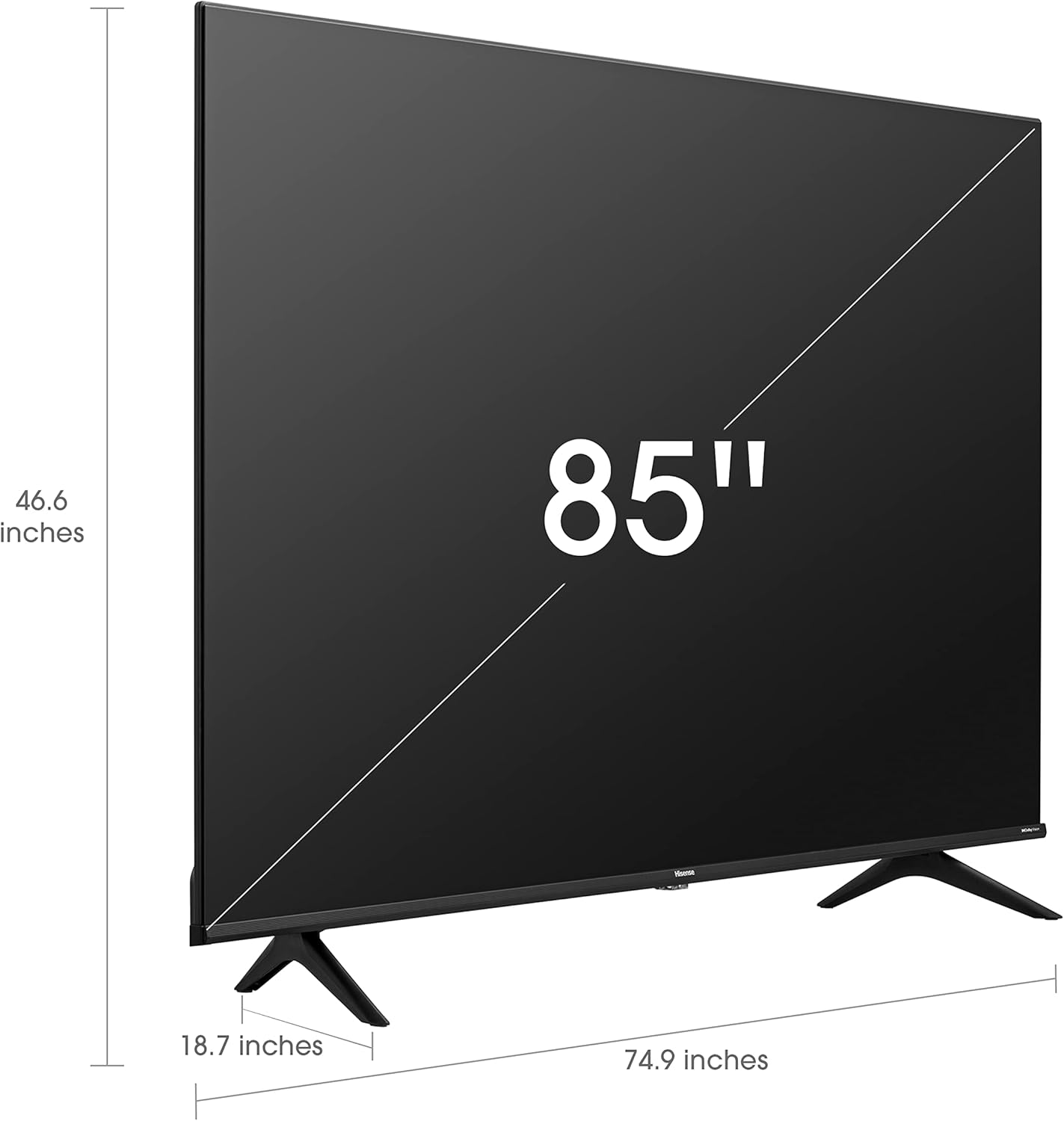 Hisense 85A7H 85-Inch 4K UHD Google Smart TV