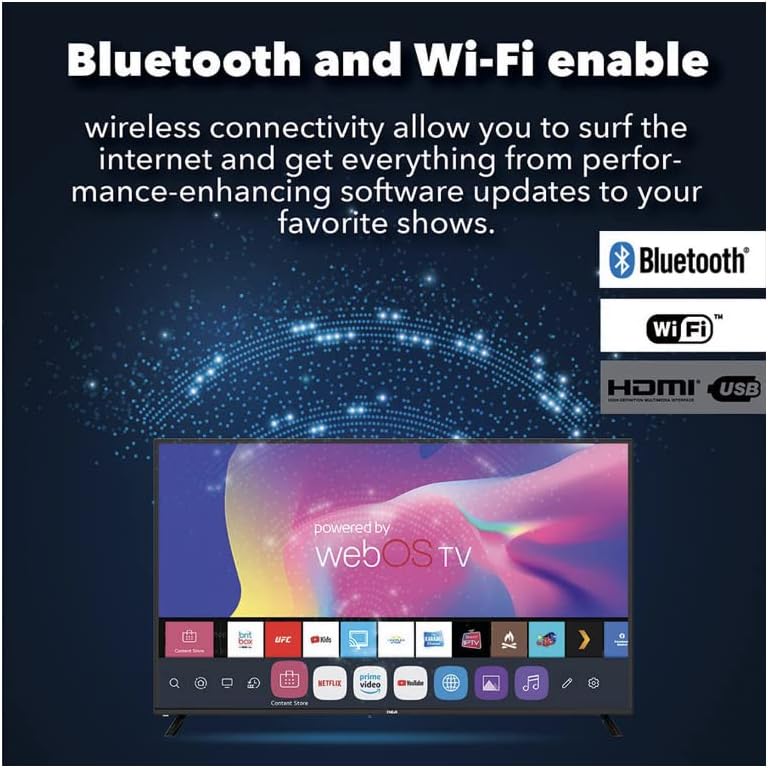 RCA RWOSU5549 55-Inch Smart 4K UHD webOS TV