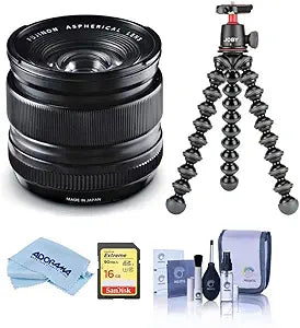 Fujifilm 14mm f/2.8 Lens Bundle with Tripod