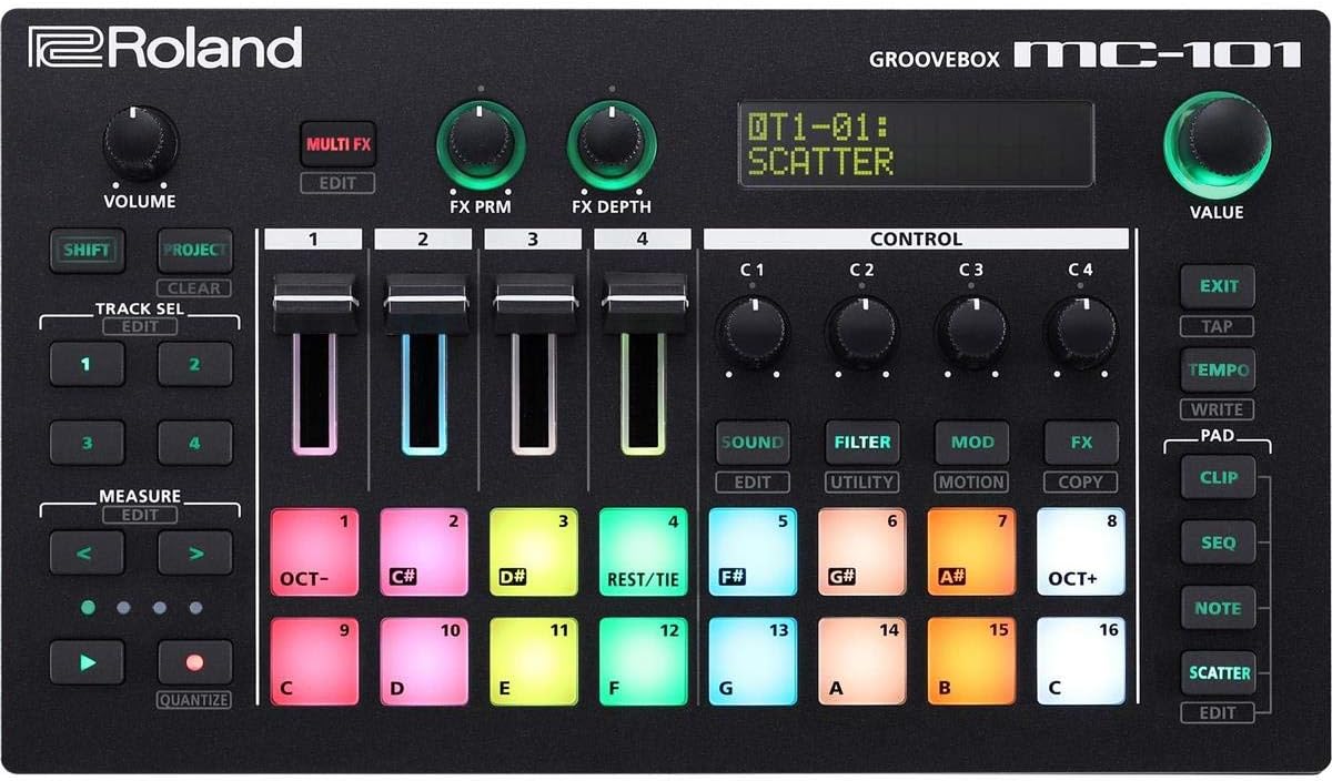 Roland MC-101 Groovebox Music Production Workstation