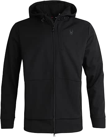 Spyder Fitted Hooded Hybrid Tech Performance Jacket — main product image