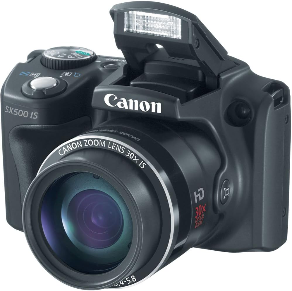 Canon 6353B001 PowerShot SX500 IS 30x Zoom Renewed