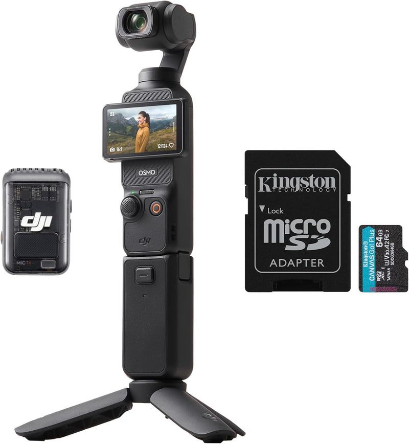 DJI Osmo Pocket 3 Creator Combo + 64GB Card — main product image