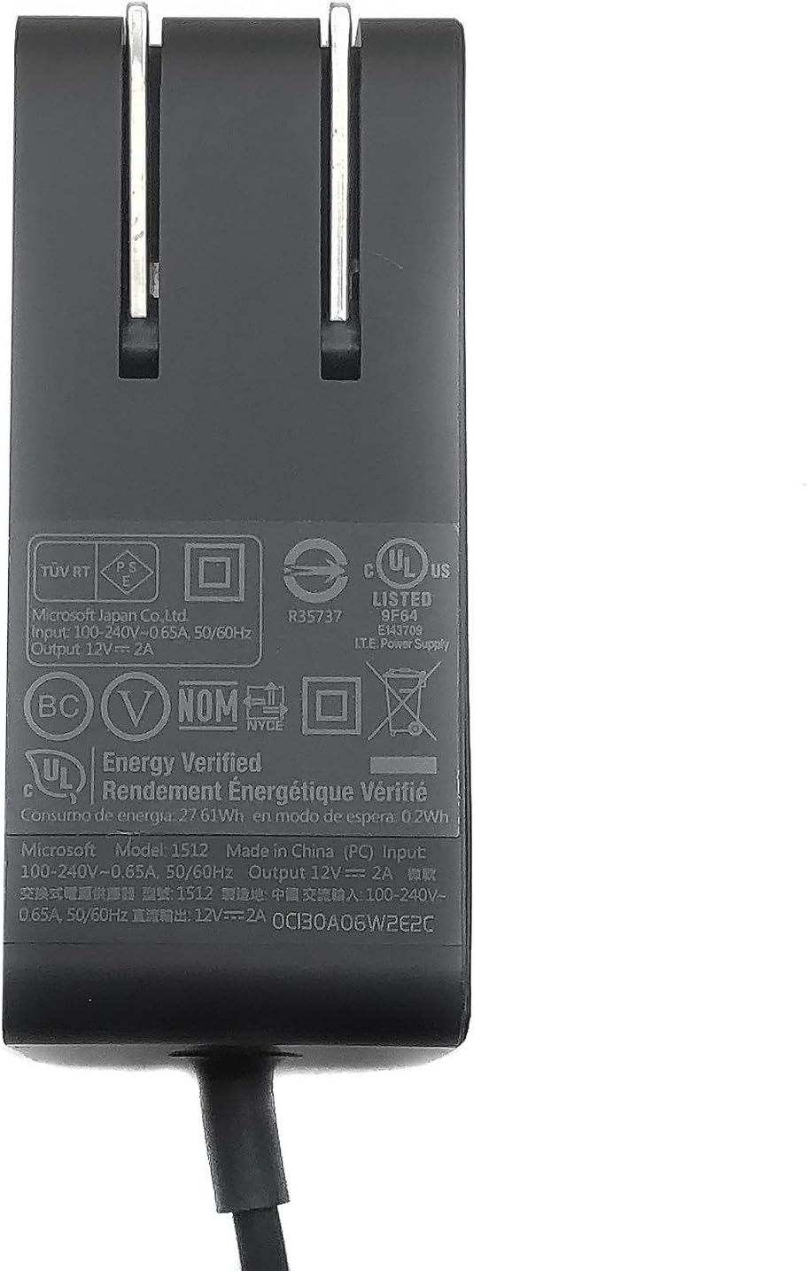 Microsoft LAC-00001 24W Power Adapter Charger