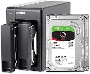 QNAP TS-251+-2G-24R-US 2 Bay 8TB NAS IronWolf Drives