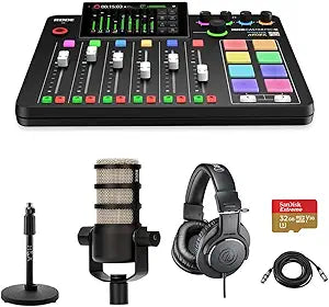Rode RODECaster Pro II Podcast Studio Bundle PodMic