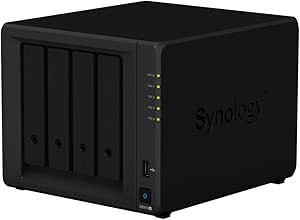Synology Z661335 DS918+ 4-Bay DiskStation NAS (Brown Box) — main product image