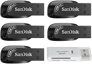 SanDisk SDCZ410-032G 32GB Ultra Shift 5-Pack USB 3.0