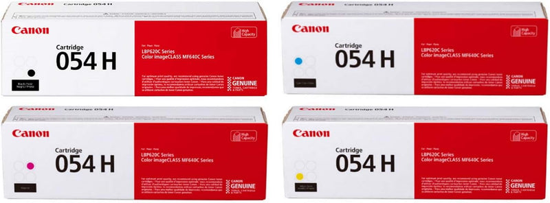 Canon CRG054HYCMYK Genuine 054 High Yield Toner Set - 4 Color — main product image
