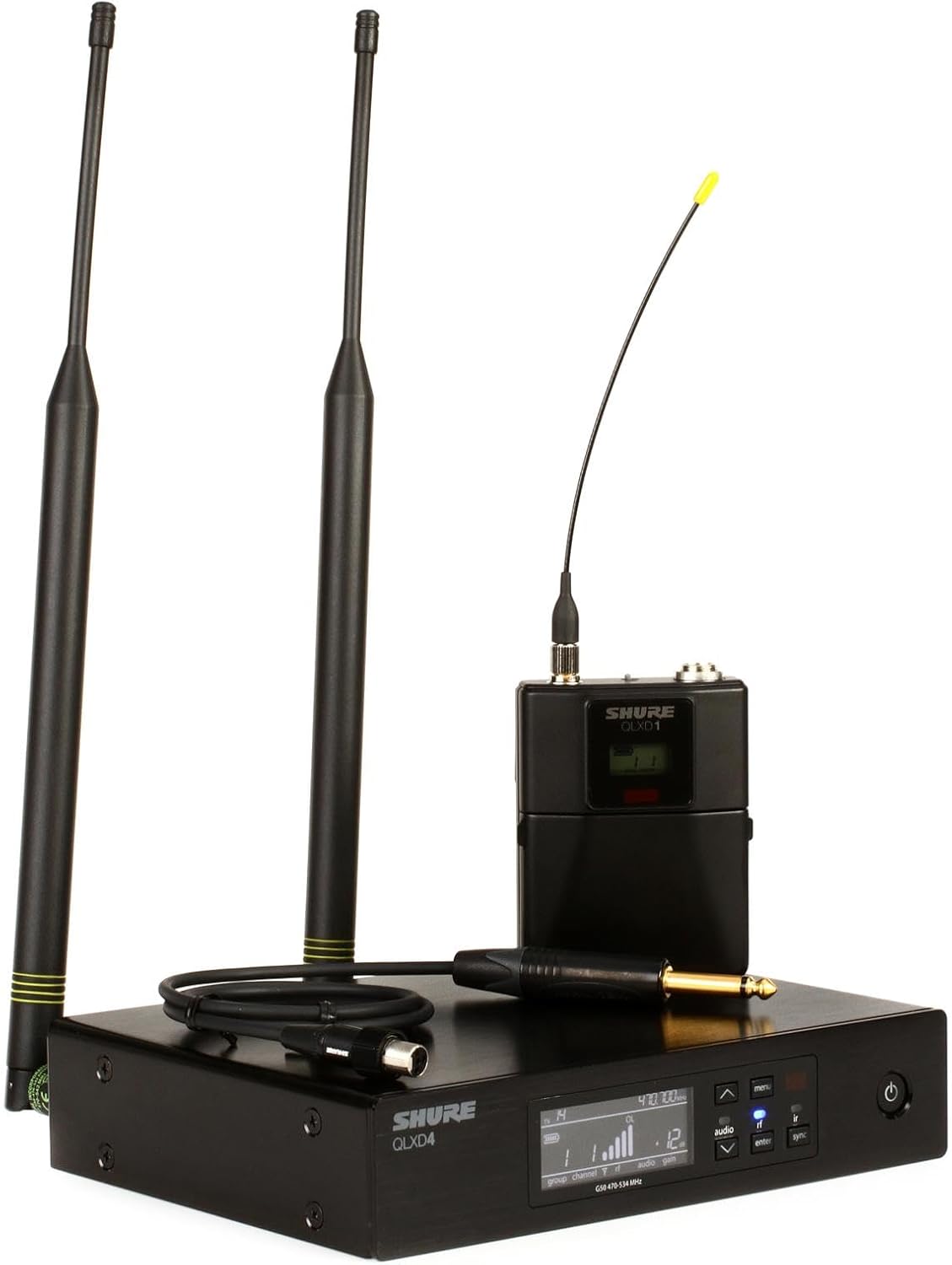 Shure QLXD14-G50 Wireless Instrument System with WA305 Cable