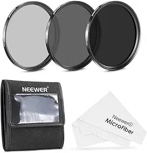 Neewer 10086877 72mm ND Filter Set - ND2, ND4, ND8