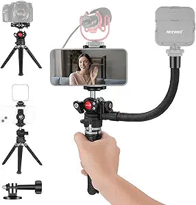Neewer 10102394 Mini Camera Tripod with Phone Holder