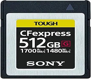 Sony CEBG512/J 512GB CFexpress Tough Memory Card
