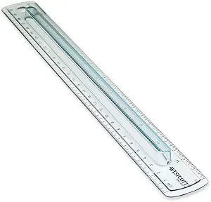Westcott 00402 Finger Grip 12-Inch Ruler