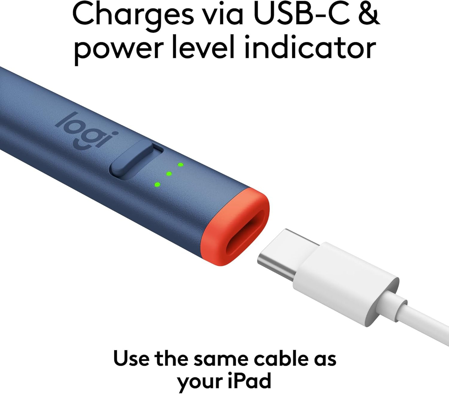 Logitech 914-000078 Crayon Digital Pencil for iPad USB-C