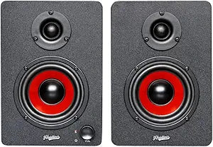 Headliner HL90002 HD3 Active Multimedia Reference Monitors Red