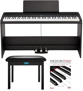 Korg B2-SP 88-Key Digital Piano Bundle - Stand, Bench, Book