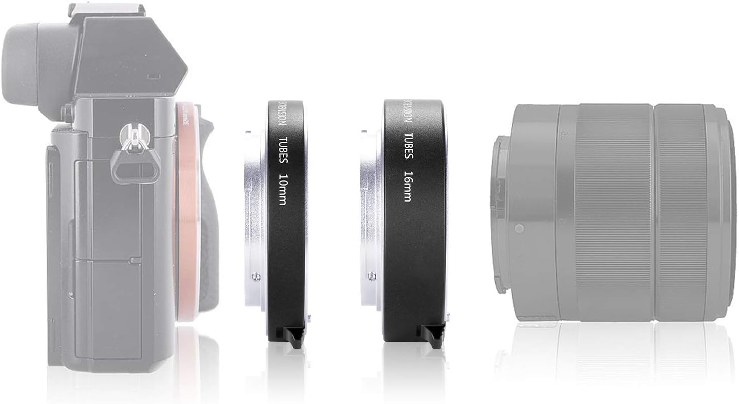 Neewer Neewer Macro Extension Tube Set for Sony E-Mount