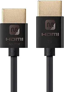 Monoprice 113590 6ft Ultra Slim Active HDMI Cable 4K HDR