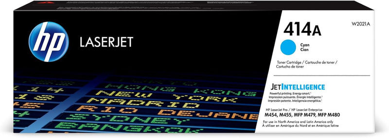 HP 414A Cyan Toner Cartridge LaserJet Pro M454 M479 — main product image