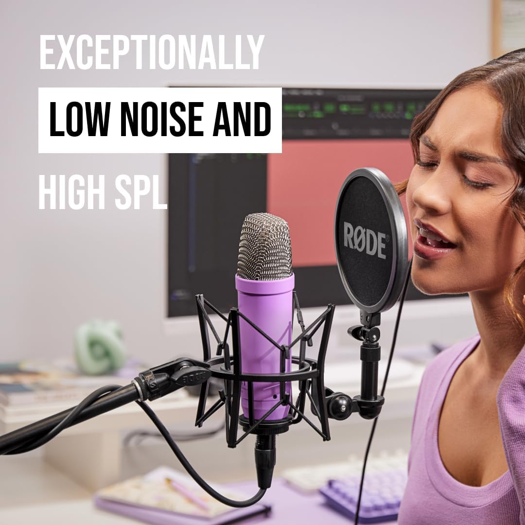 Rode NT1SIGNATUREPURPLE Signature Series Condenser Microphone