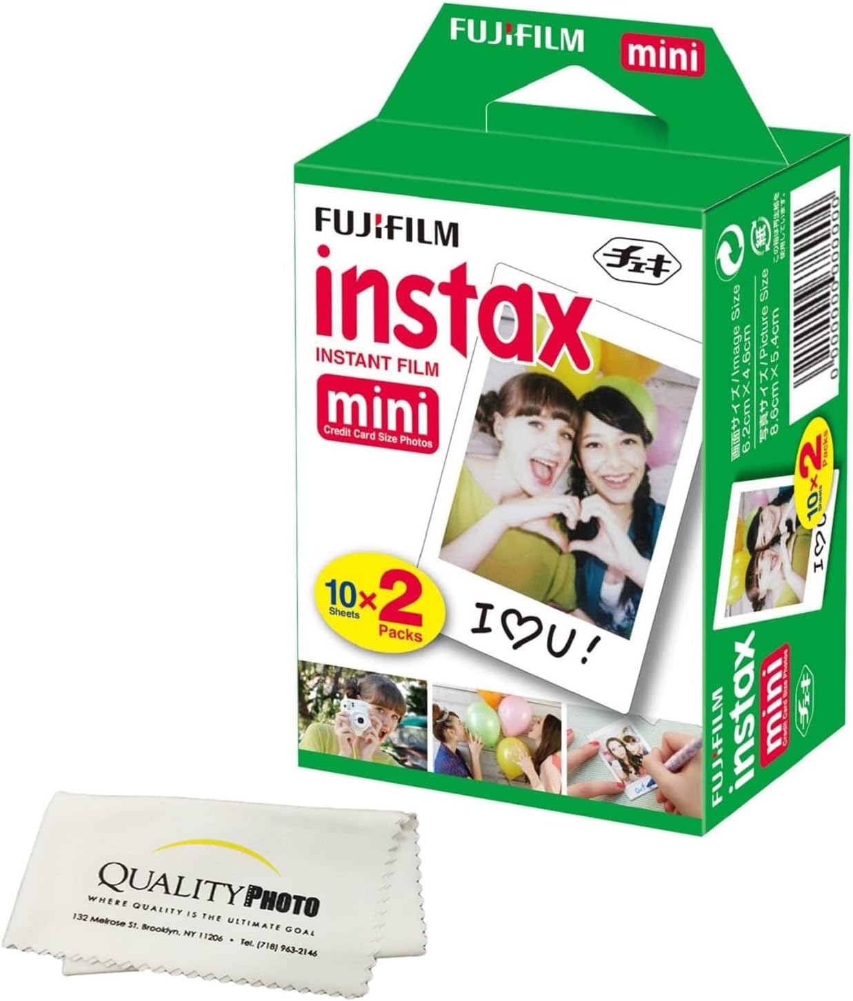 Fujifilm MiniFilms INSTAX Mini Instant Film 20 Sheets