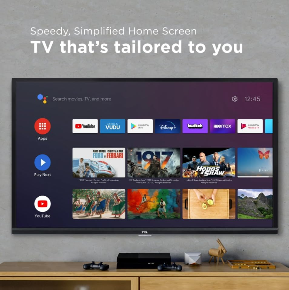 TCL 40-Inch 3-Series Android Smart TV Renewed