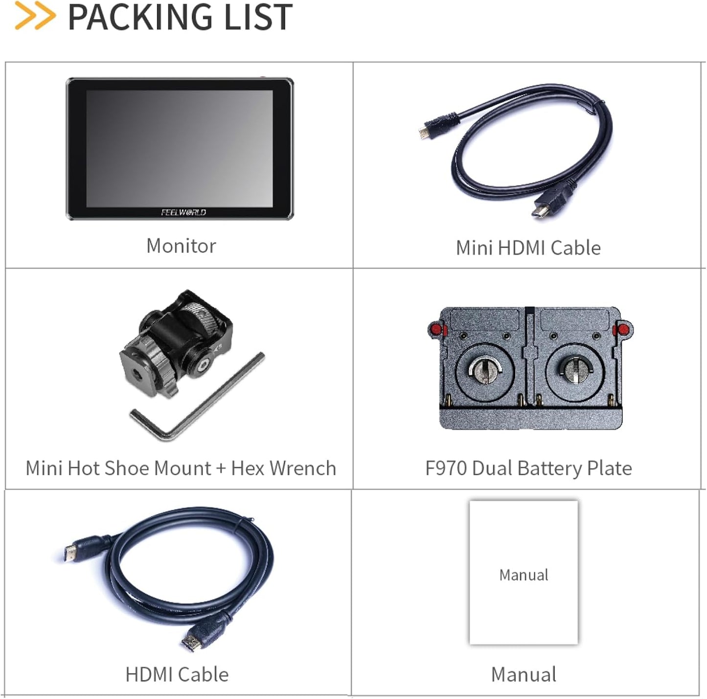 FEELWORLD MI24040801 S7 7" 12G-SDI Touchscreen Monitor