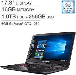 Acer Predator Helios 300 Gaming Laptop GTX 1060 Renewed