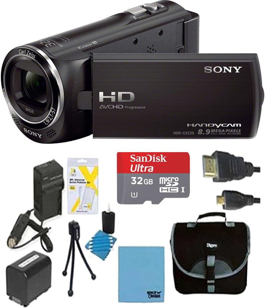 Sony HRD-CX405 Handycam Full HD Camcorder Bundle