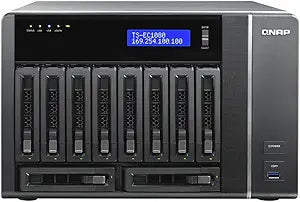 QNAP TVS-EC1080-E3 NAS - 10-Bay Network Storage Server