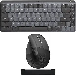 Logitech MX Keys Mini Tactile Keyboard with Lift Mouse