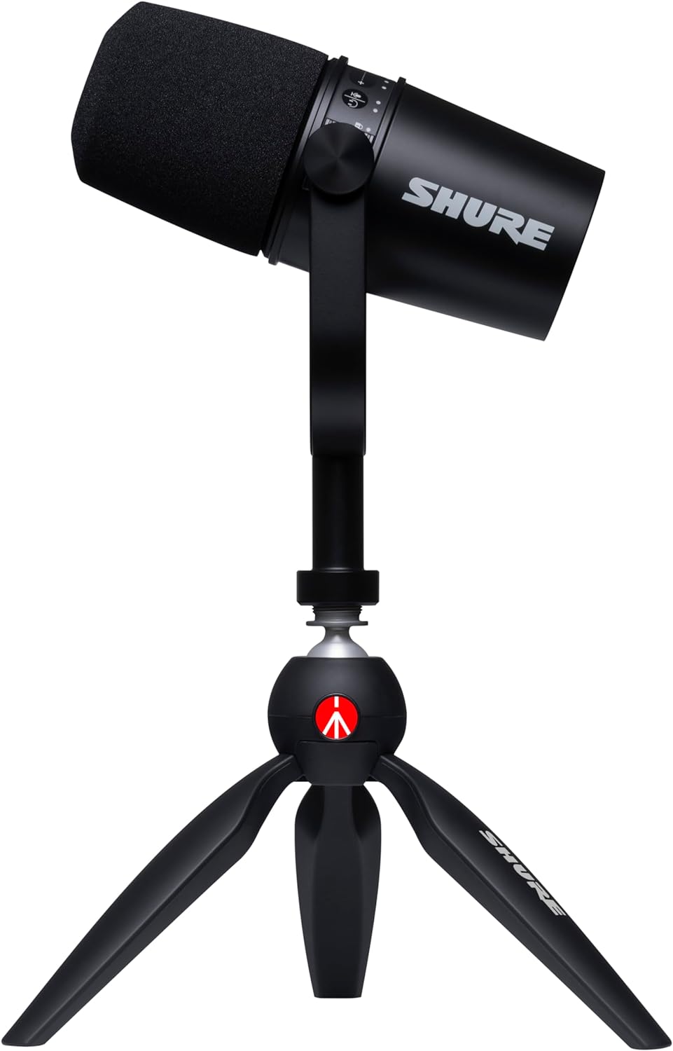 Shure MV7-K-BNDL USB Podcast Microphone with Tripod