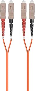 Monoprice 138232 OM1 Fiber Optic Cable SC/UPC Duplex