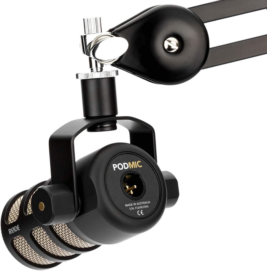 Rode PODMIC Dynamic Microphone - Podcasting, XLR